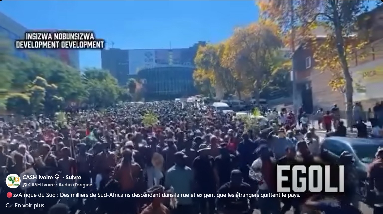 [Afrique du Sud] La crise migratoire suscite des manifestations massives