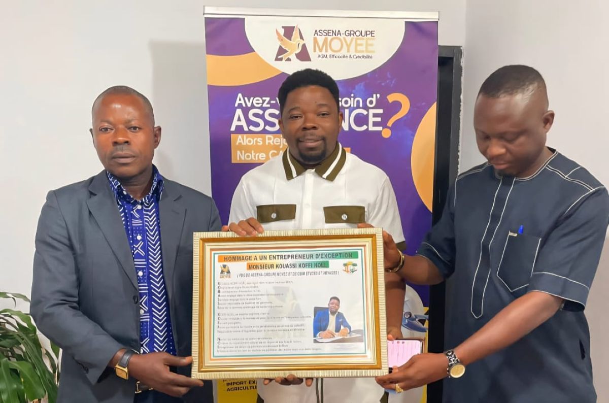 [Abidjan] L’engagement du PDG d’Assena Groupe Moyee salué par l’ONG Afrique Transparence