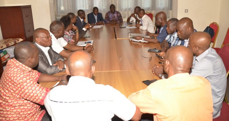 Une vue de la rencontre des organisations et associations professionnelles des medias